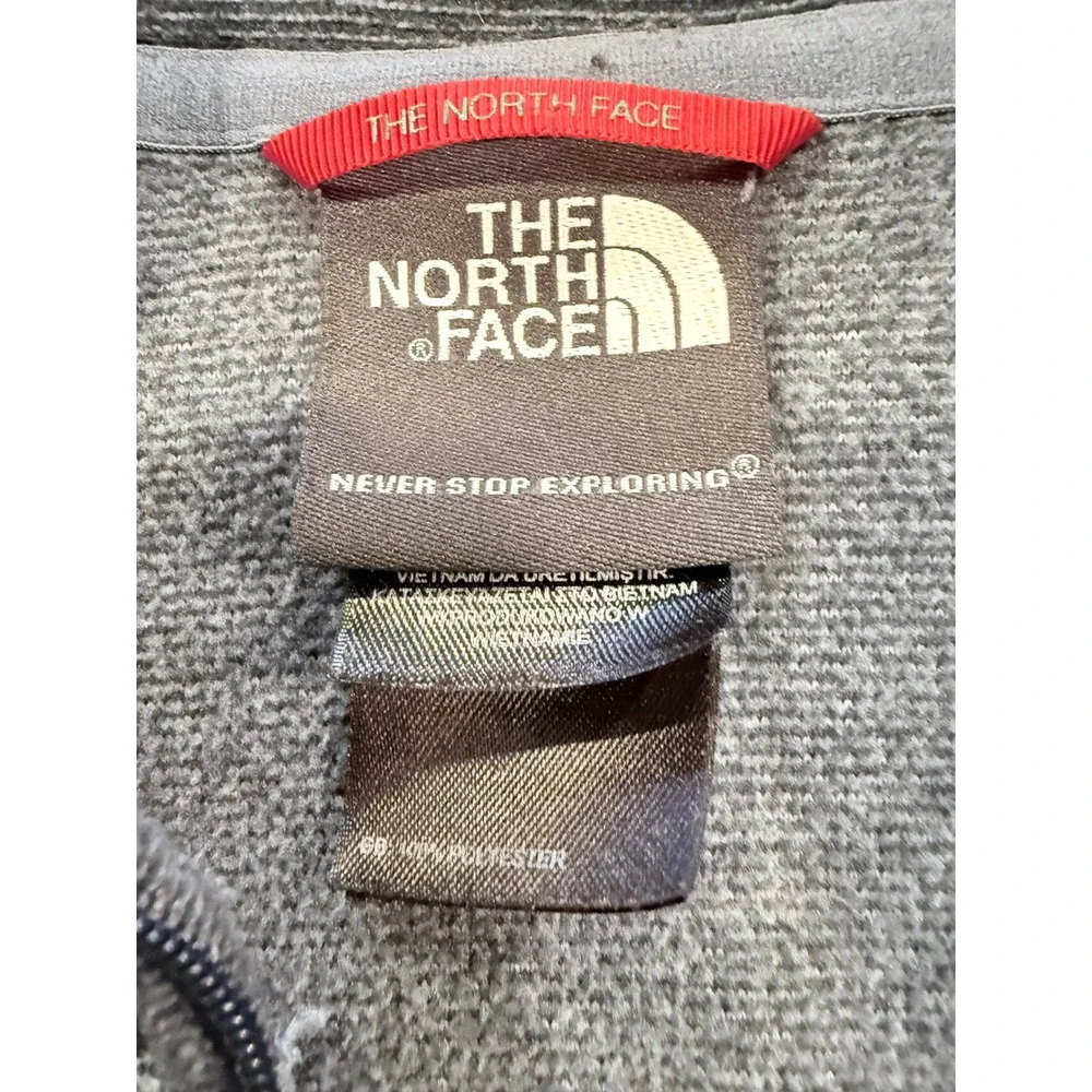 The North Face Mens Gray 1/4 Zip Fleece Pullover Long‎ Sleeve Shirt XL